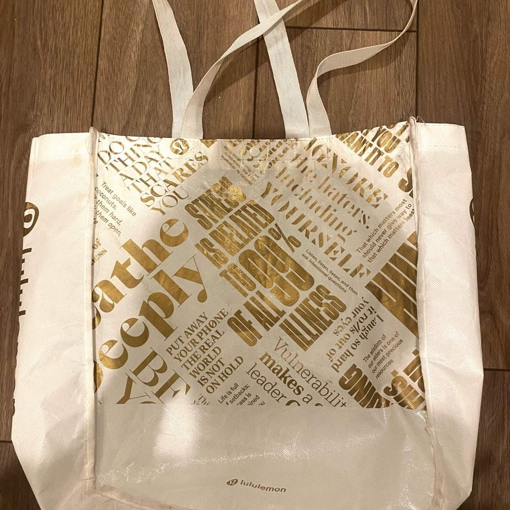 lulu lemon reusable large tote